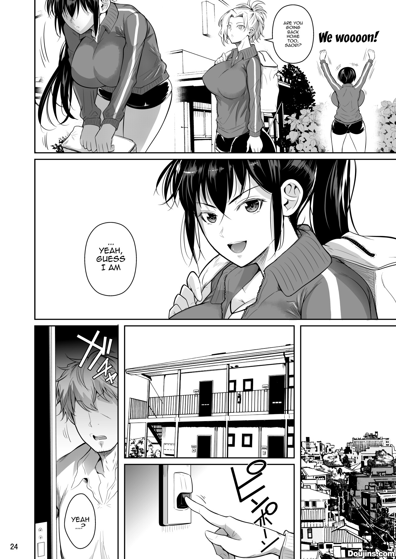 Hentai Manga Comic-Covered in Sweat-Read-25